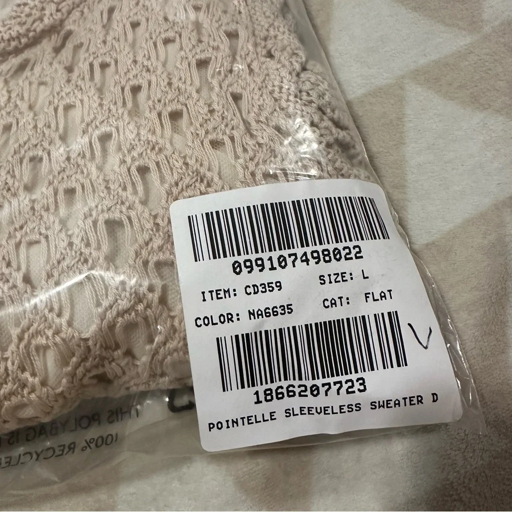 J crew Pointelle sleeveless sweater-dress